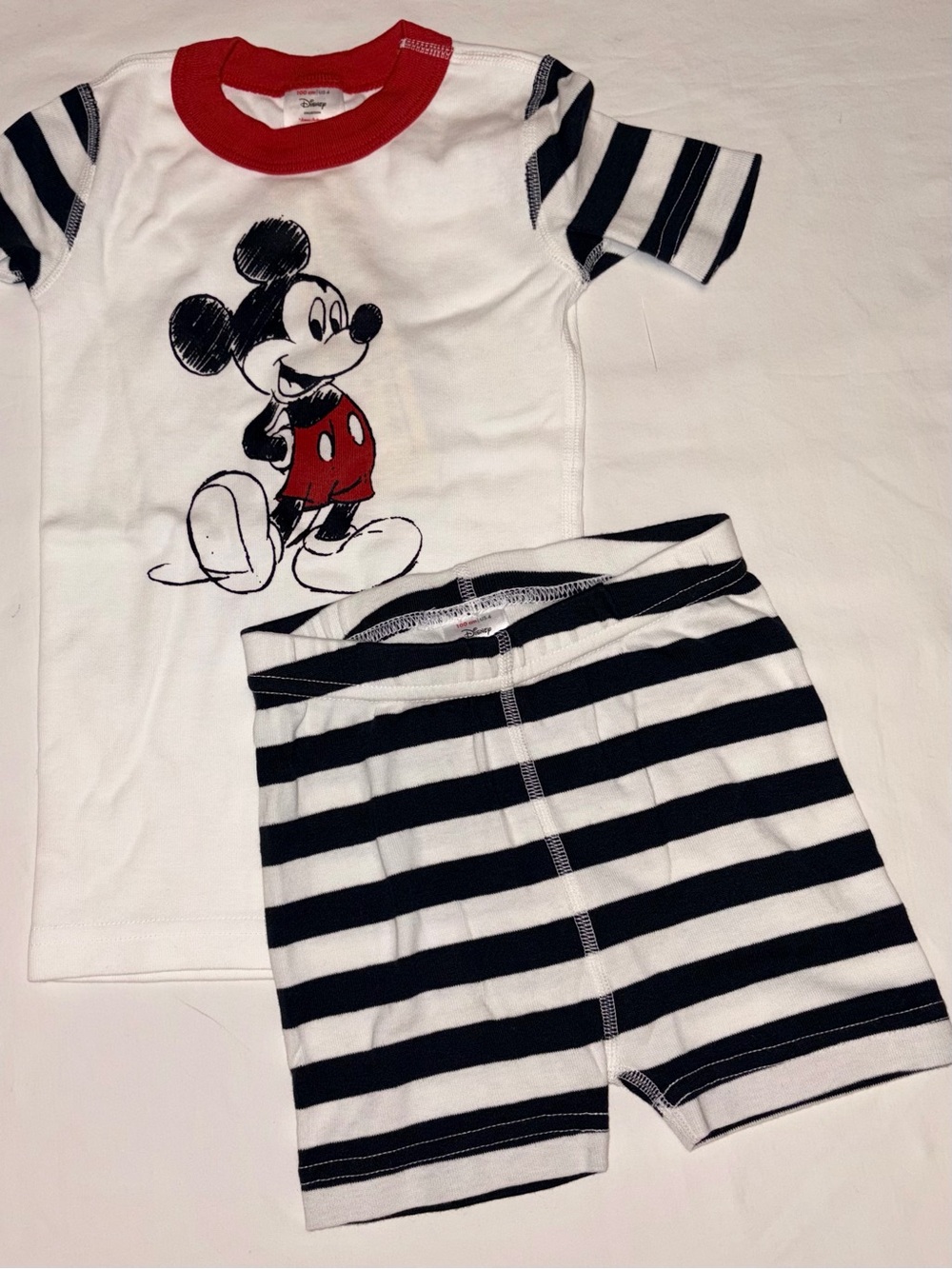 Hanna Andersson X Disney Mickey Mouse short pajamas sz 4 NWT